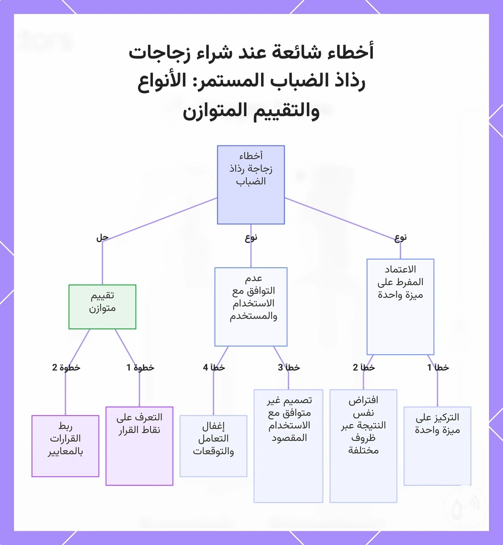 أخطاء شائعة عند شراء زجاجات رذاذ الضباب المستمر: الأنواع والتقييم المتوازن