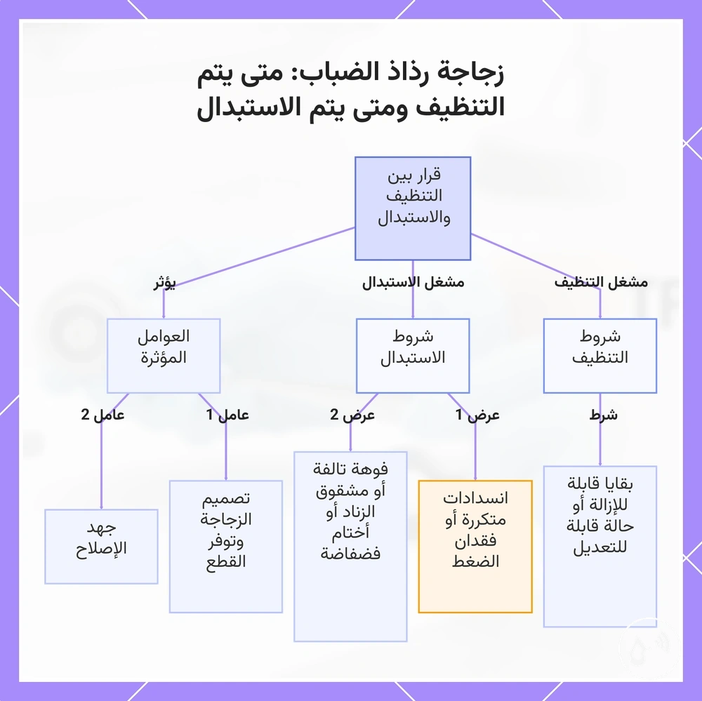 زجاجة رذاذ الضباب: متى يتم التنظيف ومتى يتم الاستبدال