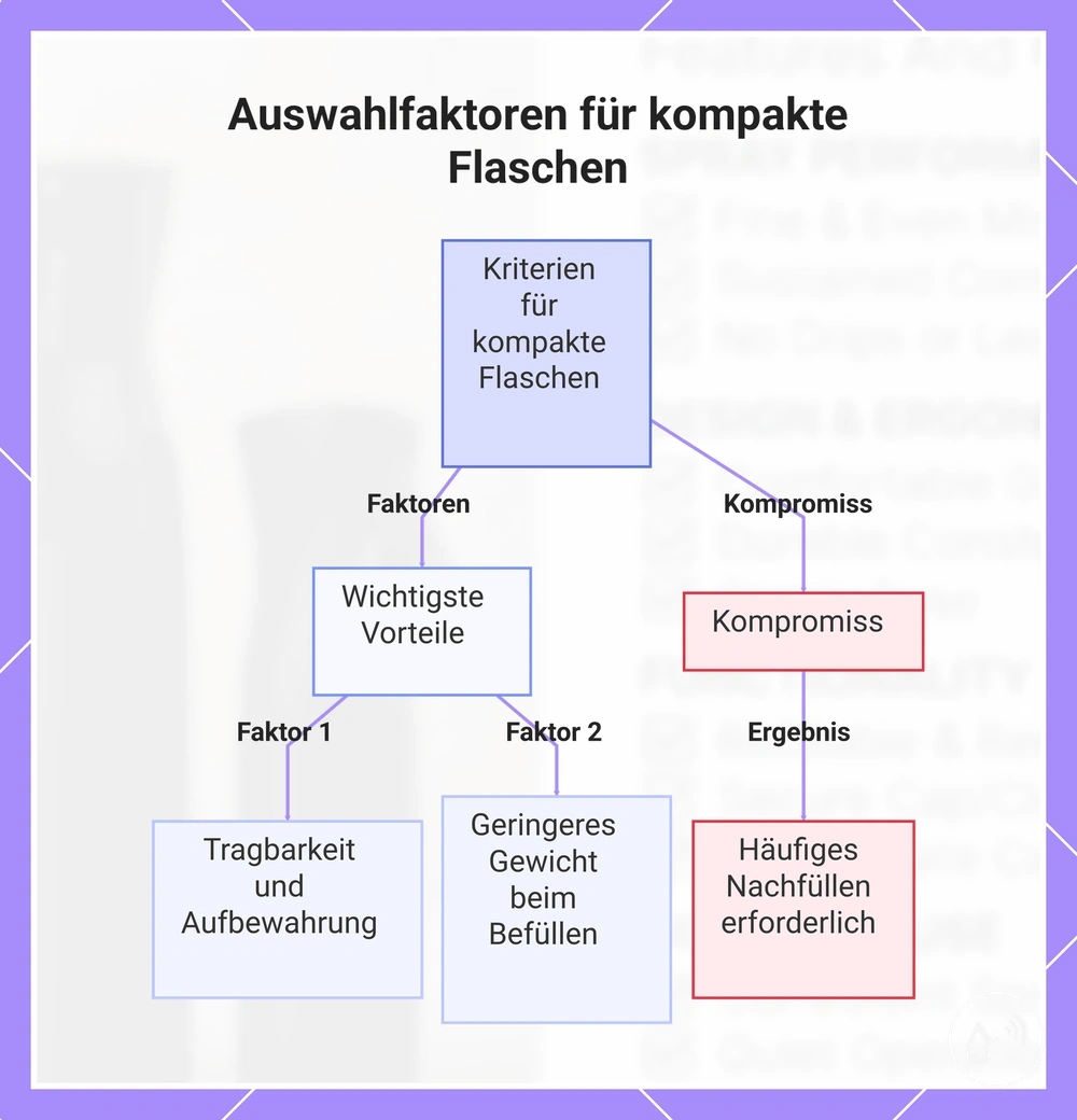 Auswahlfaktoren für kompakte Flaschen