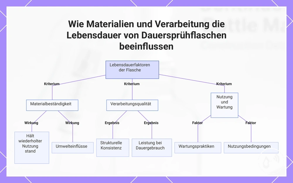Wie Materialien und Verarbeitung die Lebensdauer von Dauersprühflaschen beeinflussen