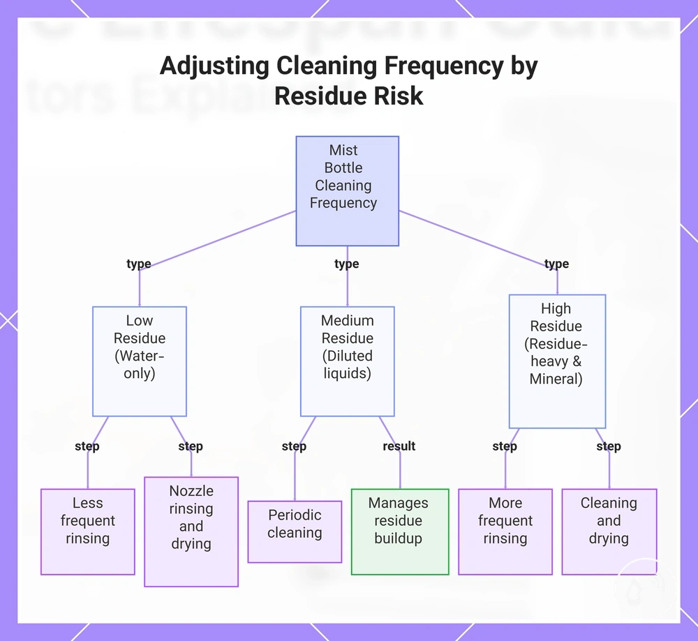 Adjusting Cleaning Frequency by Residue Risk