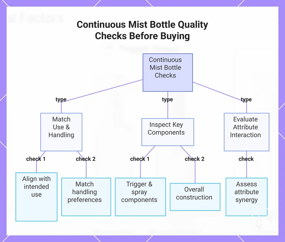 Continuous Mist Bottle Quality Checks Before Buying