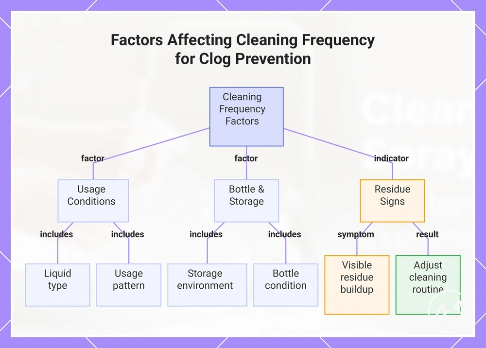 Factors Affecting Cleaning Frequency for Clog Prevention