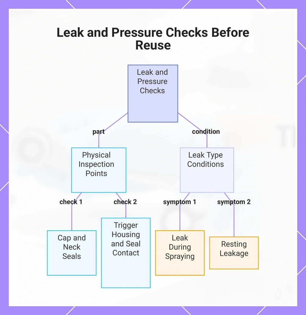 Leak and Pressure Checks Before Reuse