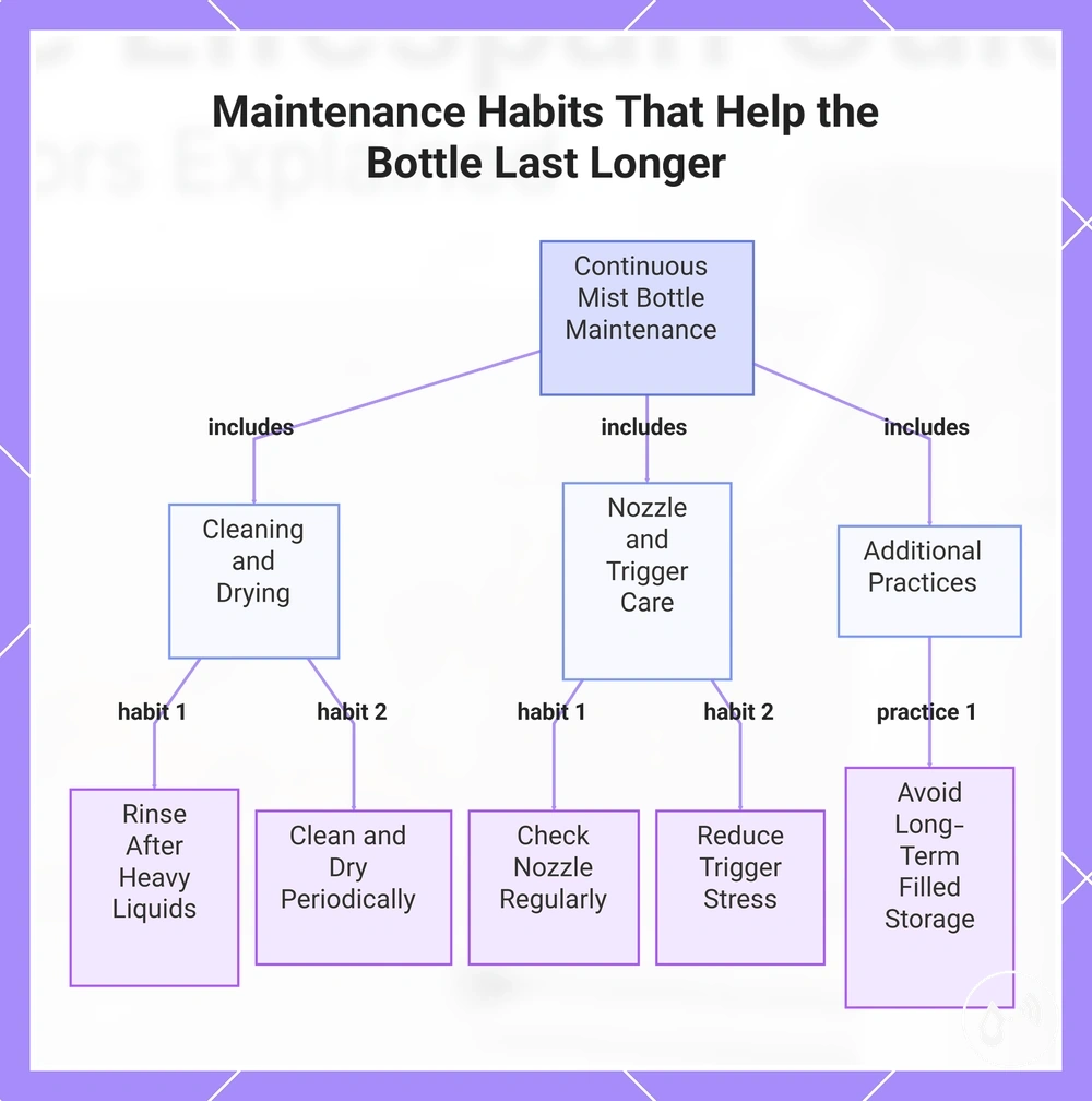 Maintenance Habits That Help the Bottle Last Longer