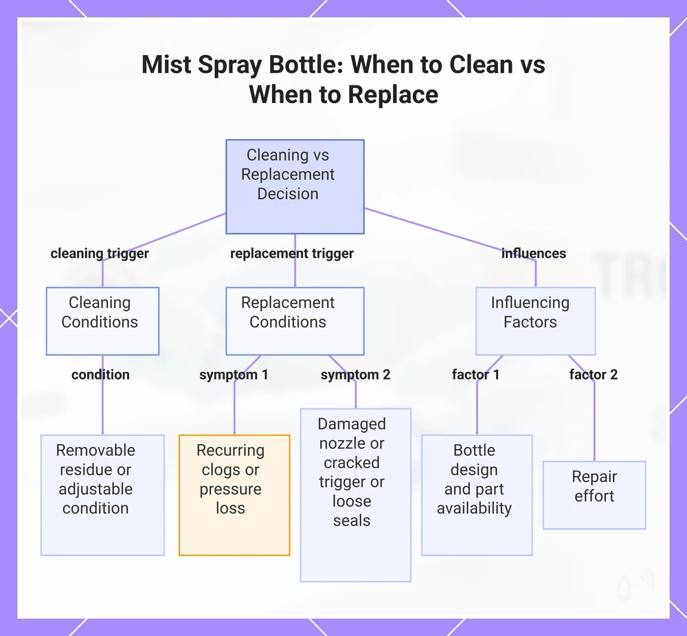 Mist Spray Bottle: When to Clean vs When to Replace