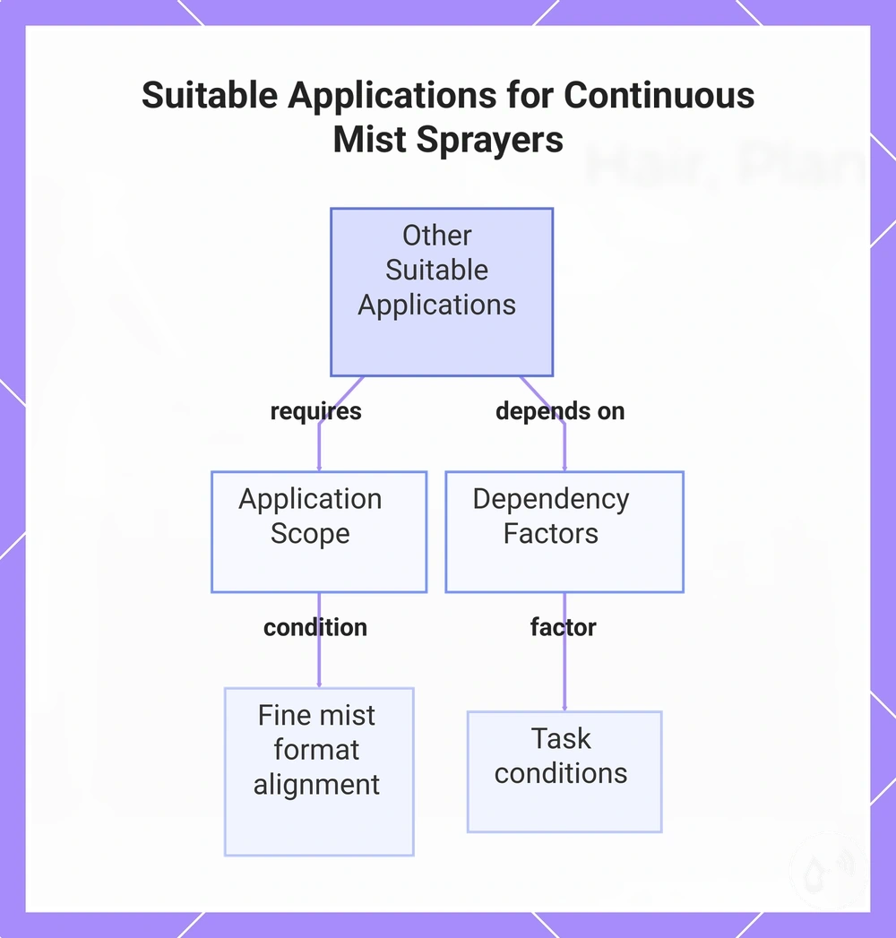 Suitable Applications for Continuous Mist Sprayers