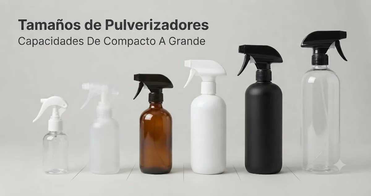Pulverizadores de niebla continua ordenados desde formatos compactos hasta modelos de gran capacidad