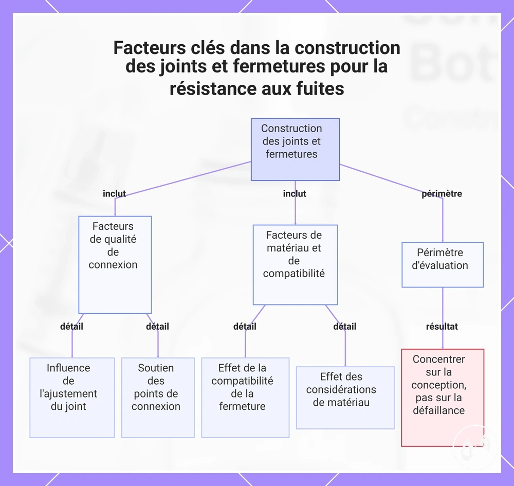 Facteurs clés dans la construction des joints et fermetures pour la résistance aux fuites