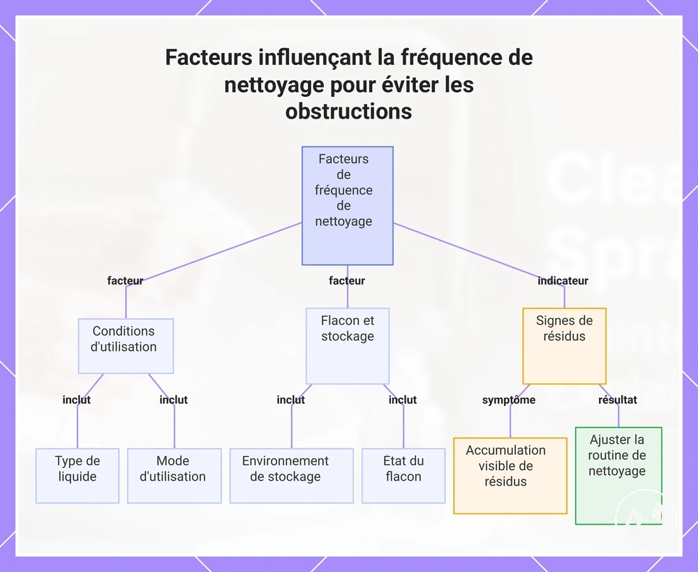 Facteurs influençant la fréquence de nettoyage pour éviter les obstructions