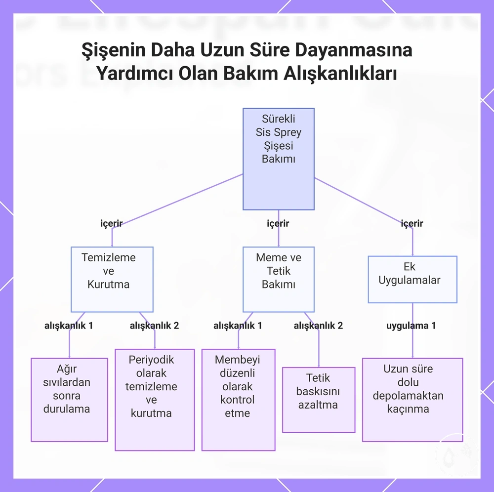 Şişenin Daha Uzun Süre Dayanmasına Yardımcı Olan Bakım Alışkanlıkları