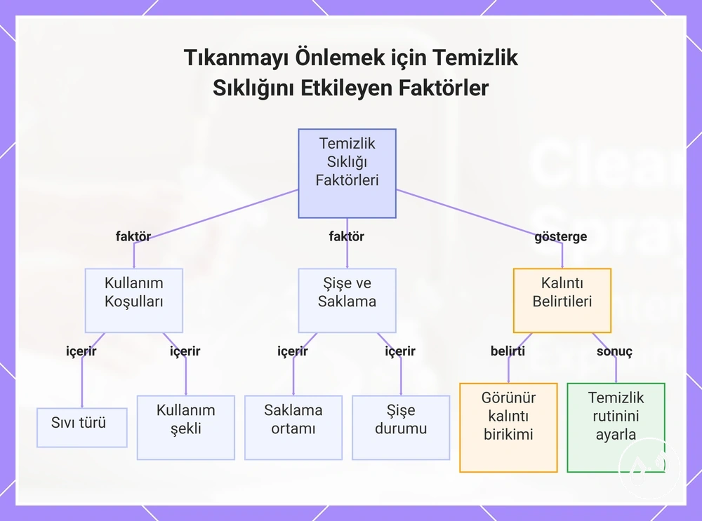 Tıkanmayı Önlemek için Temizlik Sıklığını Etkileyen Faktörler