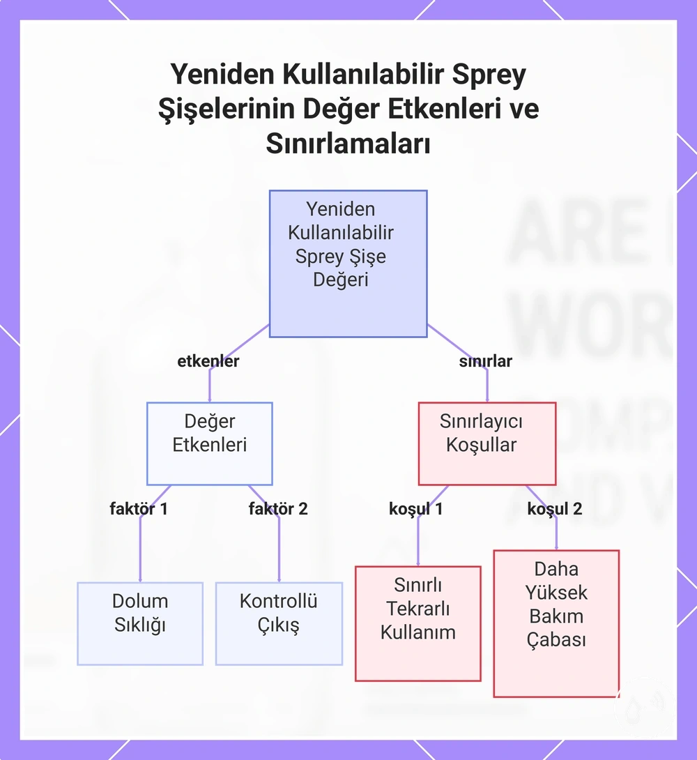 Yeniden Kullanılabilir Sprey Şişelerinin Değer Etkenleri ve Sınırlamaları