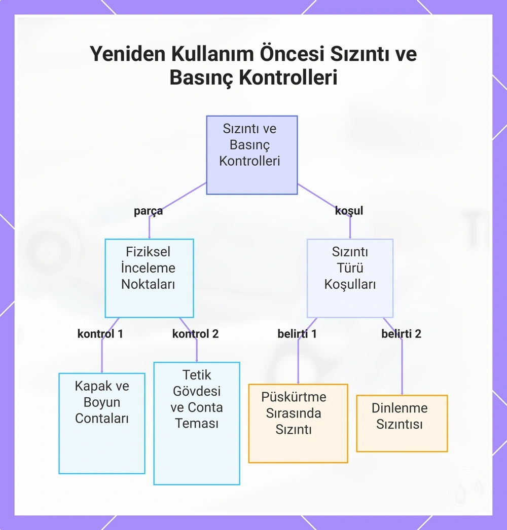 Yeniden Kullanım Öncesi Sızıntı ve Basınç Kontrolleri